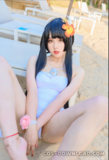 Natsuko夏夏子 碧蓝航线 比叡 泳装 [55P-667MB]