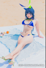 洛璃 LoLiSAMA 热恋的盛夏 花园泳装 [66P-565MB]