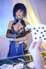 Joyce (Joyce Lin2x) cosplay Yelan – Genshin Impact “83 photos”