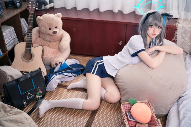 [九柒喵] – 体操服白子