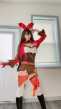 Celebi cosplay – Amber