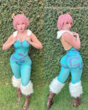 Mina Ashido by Cherryneedles