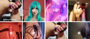AeryTiefling OF+PPVS (+9000 pics +700 vids)