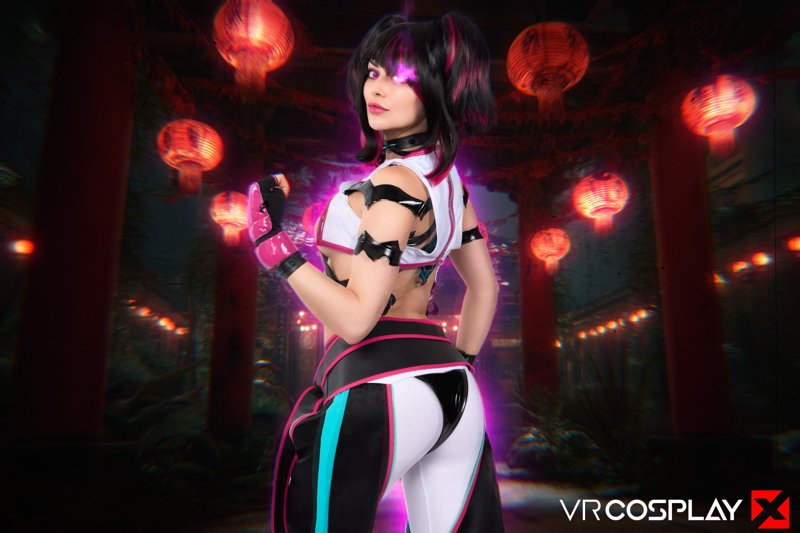 [VRCosplayX] Jewelz Blu as Juri (Street Fighter)
