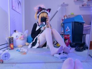 Reng 【Blue Archive】 Saiba Momoi Maid